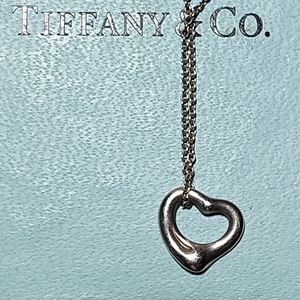 Tiffany open heart necklace